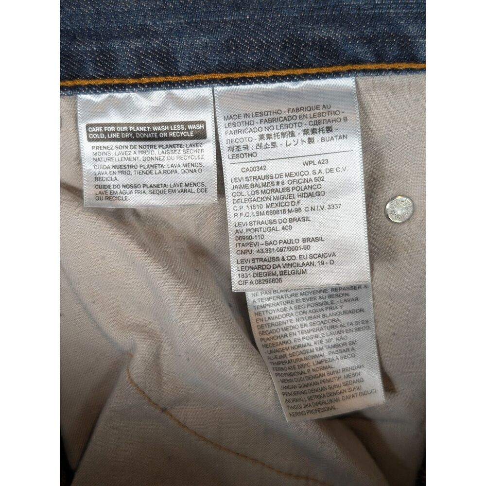 Levi's 550 Relaxed Fit Tapered Leg Jeans Blue Men's Size 38x30 - Picture 12 of 14